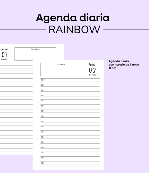 Agenda diaria